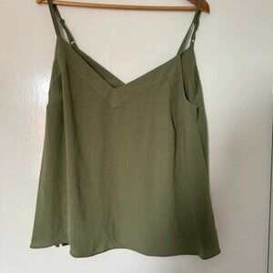 Khaki green cami top